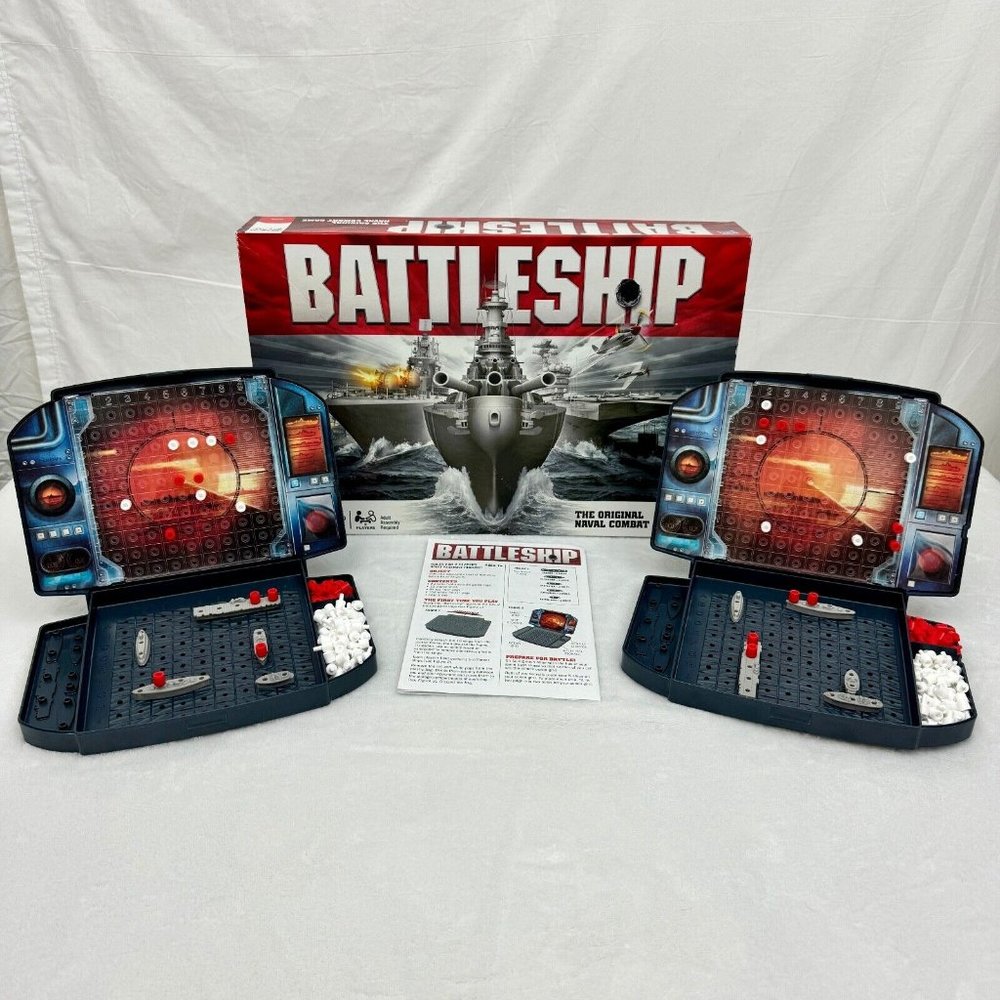Battleship Naval Combat Board Game 2011 Hasbro 100% Compete